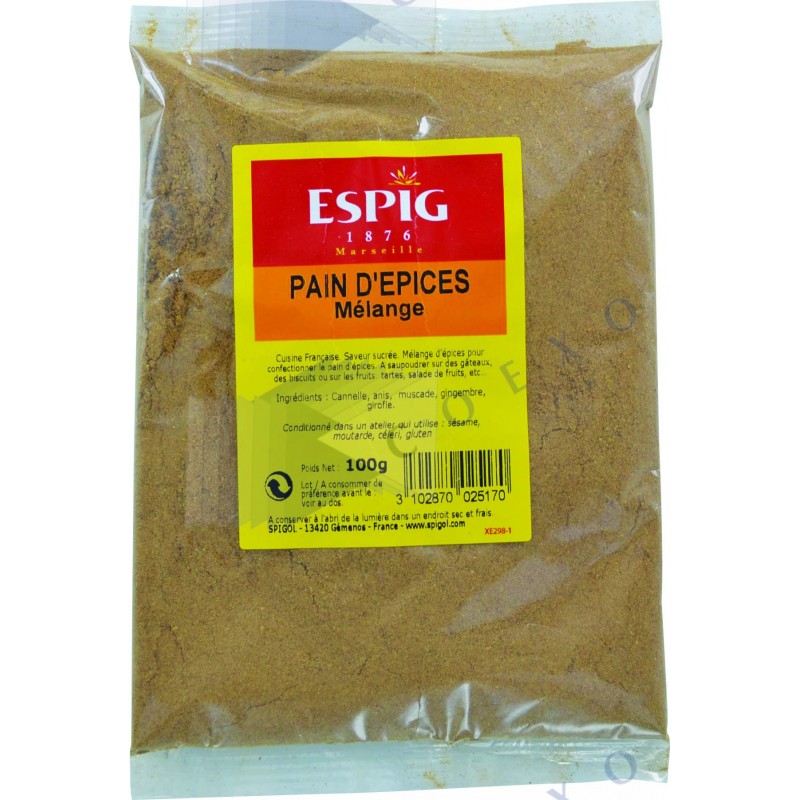 MELANGE PAIN D'EPICES - Sachet 100g -