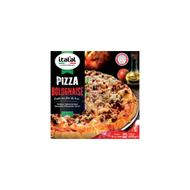 Pizza bolognaise - Unité 400g - ITALAL