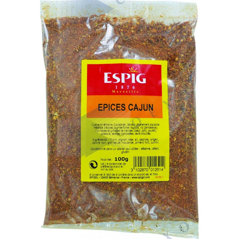 MELANGE CAJUN - Sachet 100g -